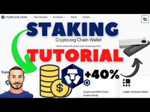 CRO STAKING TUTORIAL su Crypto.org Chain ? +40% APY