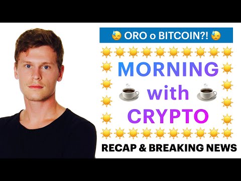 ☕️? ORO o BITCOIN?! ?☕️ MORNING with CRYPTO: BITCOIN / ALTCOINS // News & Recap [24/06/2021]
