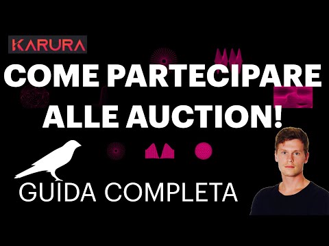 COME PARTECIPARE ALLE AUCTION SU KUSAMA – GUIDA COMPLETA [karura / acala]