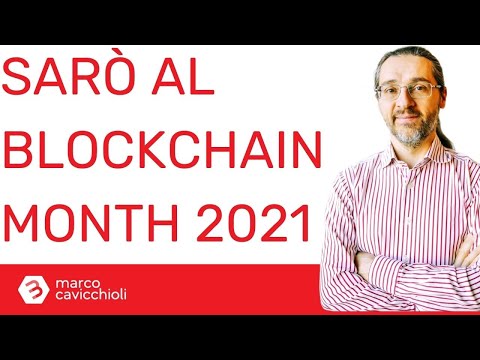Parteciperò al Blockchain Month 2021