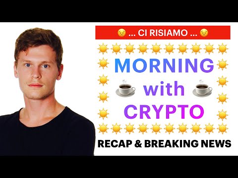 ☕️? … CI RISIAMO … ?☕️ MORNING with CRYPTO: BITCOIN / ALTCOINS // News & Recap [05/07/2021]