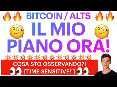 ?? IL MIO PIANO D’AZIONE! ?? BITCOIN / ALTCOINS: COSA STO OSSERVANDO?! [time sensitive!]