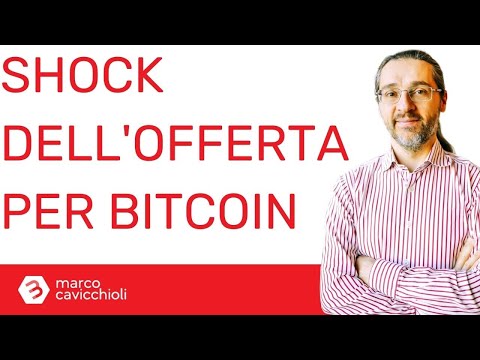 Bitcoin: nuovo shock dell’offerta come a 53.000$