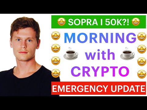 ☕️? SOPRA I 50K?! ?☕️ MORNING with CRYPTO: BITCOIN / ALTCOINS // News & Recap [23/08/2021]