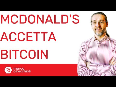 McDonald’s pronta ad accettare bitcoin come mezzo di pagamento