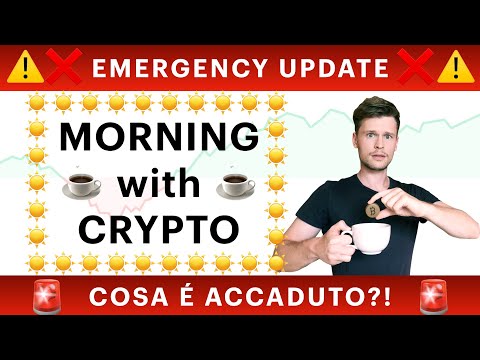 ?☕️ EMERGENCY UPDATE: COSA É ACCADUTO?! ☕️? MORNING with CRYPTO: BITCOIN / ALTCOINS [20/09/2021]