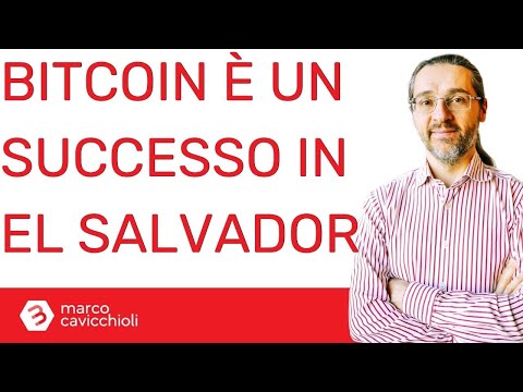 Bitcoin è un successo in El Salvador