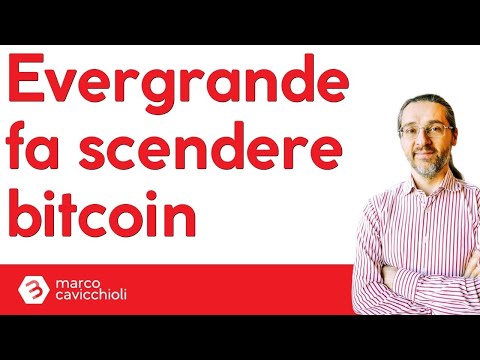 Il “dramma” di Evergrande fa scendere bitcoin