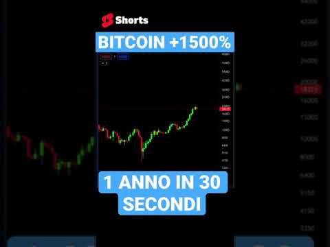 BITCOIN +1500% in un ANNO da ricordare #shorts #bitcoin #crypto #trading