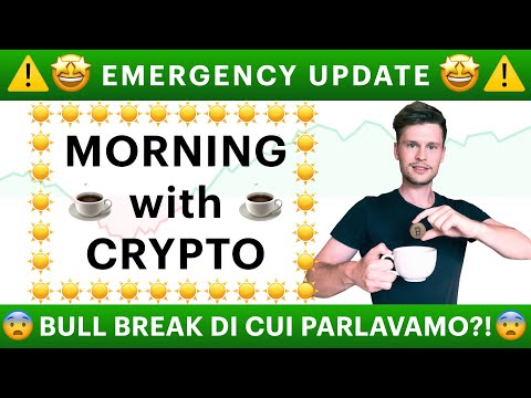 ☕️? EMERGENCY MORNING UPDATE: BULL BREAK?! ?☕️ MORNING with CRYPTO: BITCOIN / ALTCOINS [08/11/2021]