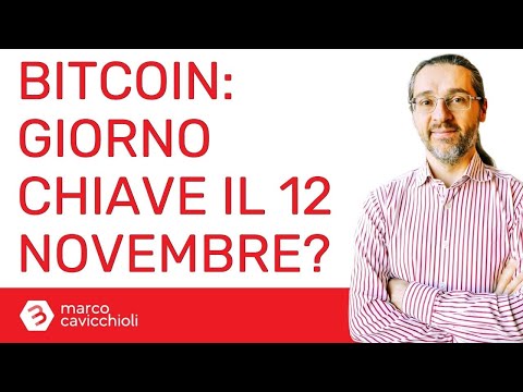 Bitcoin: il giorno chiave potrebbe essere il 12 novembre