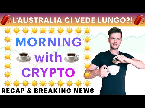 ☕️? L’AUSTRALIA CI VEDE LUNGO?! ?☕️ MORNING with CRYPTO: BITCOIN / ALTCOINS // Recap [22/11/2021]