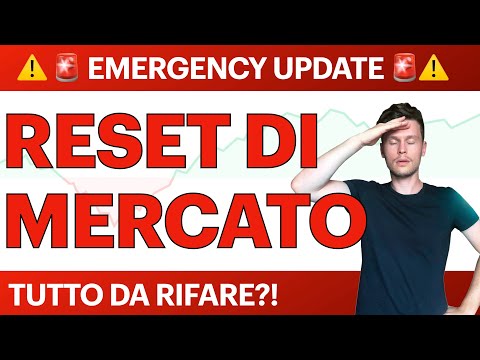 ? SUPER EMERGENCY UPDATE: RESET DI MERCATO ? BITCOIN / ALTCOINS: TUTTO DA RIFARE? [time sensitive]