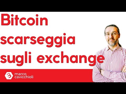 Attenzione: Bitcoin scarseggia sugli exchange!