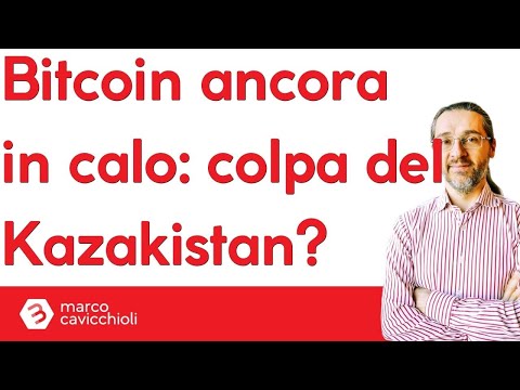 Bitcoin scende ancora: colpa del Kazakistan?
