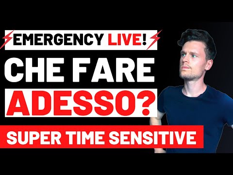 ? CRITICAL LIVE: COSA FARE ADESSO?! ? BITCOIN / ALTCOINS: SUPER TIME SENSITIVE w/@Mind-The-Chart Ita