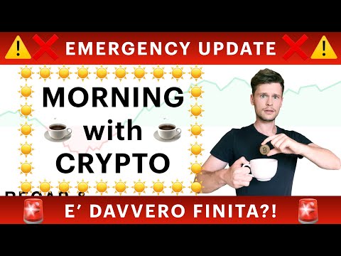 ☕️? EMERGENCY UPDATE: SIAMO FREGATI?! ?☕️ MORNING with CRYPTO: BITCOIN / ALTCOINS [21/01/2022]