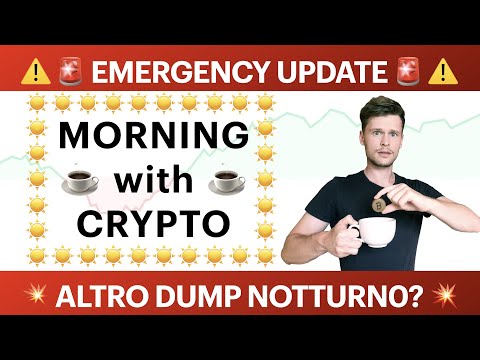 ☕️? EMERGENCY MORNING UPDATE: ALTRO DUMP?! ?☕️ MORNING with CRYPTO: BITCOIN / ALTCOINS [07/12/2021]