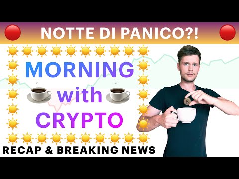 ☕️? NOTTE DI PANICO?! ?☕️ MORNING with CRYPTO: BITCOIN / ALTCOINS [22/04/22]