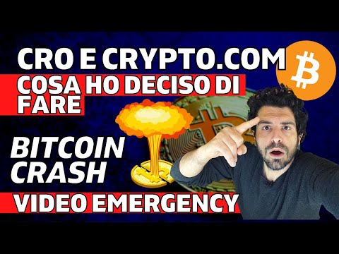 COSA FACCIO CON CRO CRONOS Crypto.com | BITCOIN CRASH QUESTA LA MIA AREA DIP