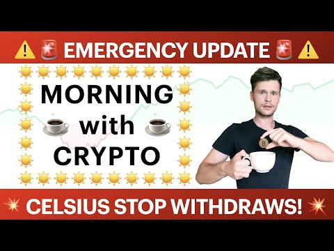 ☕️? CELSIUS KO?! DISASTRO NOTTURNO ?☕️ MORNING with CRYPTO: BITCOIN / ALTCOINS [13/06/22]