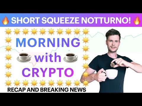☕️🤯 BRUCIATI: SHORT SQUEEZE NOTTURNO!! 🤯☕️ MORNING with CRYPTO: BITCOIN / ALTCOINS [01/07/22]