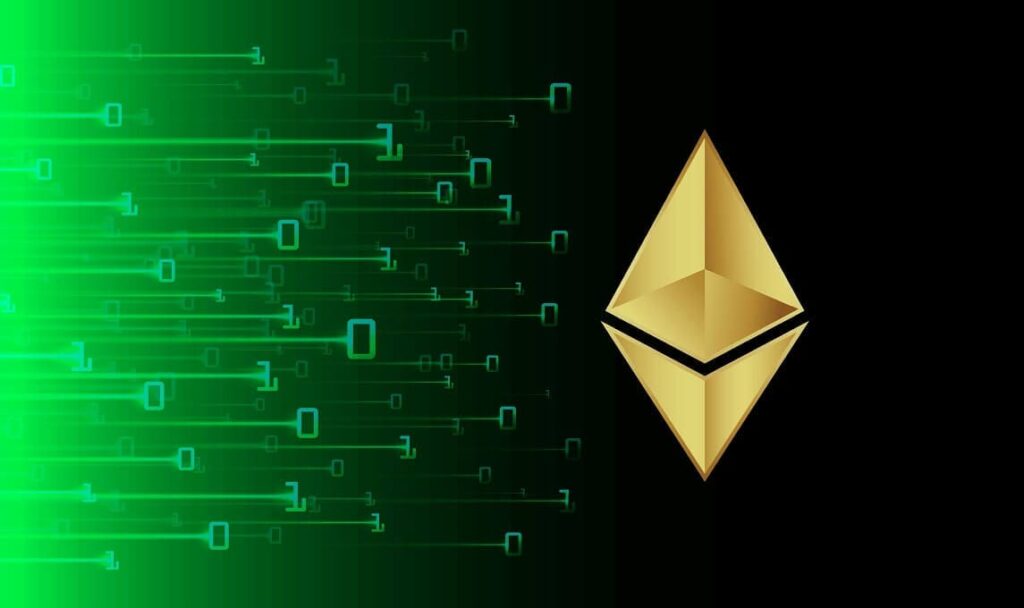 Il prezzo del token nativo di Ethereum ETH scende