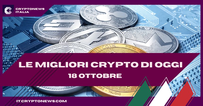 Le Migliori Crypto da Acquistare Oggi (18 Ottobre): CRO, ANKR, XRP, LUNC, TAMA, SHIB, IMPT