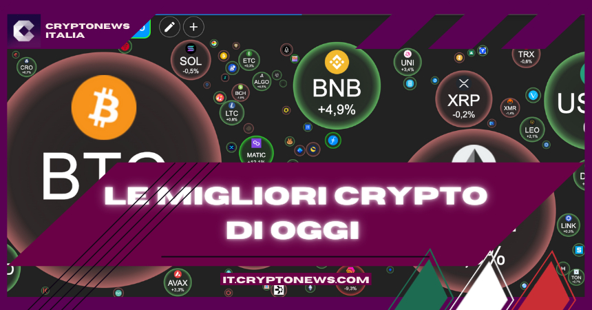 Le Migliori Crypto da Acquistare Oggi (3 novembre): BNB, AVAX, MATIC, TAMA, IMPT, D2T