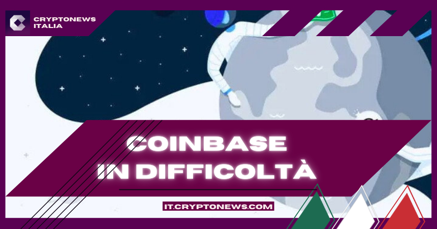 Coinbase Dichiara Perdite per 545 Milioni di Dollari Nel Terzo Trimestre – Crollano le Azioni