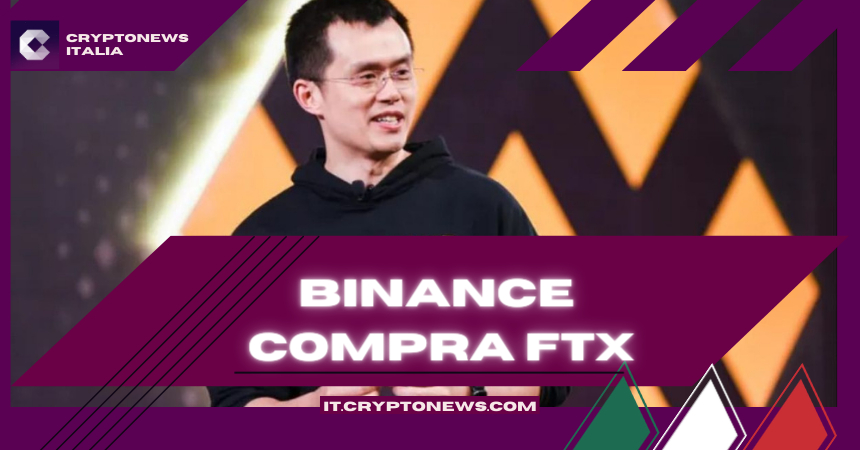 Binance compra FTX per coprire i problemi di liquidità e il mercato crypto esplode