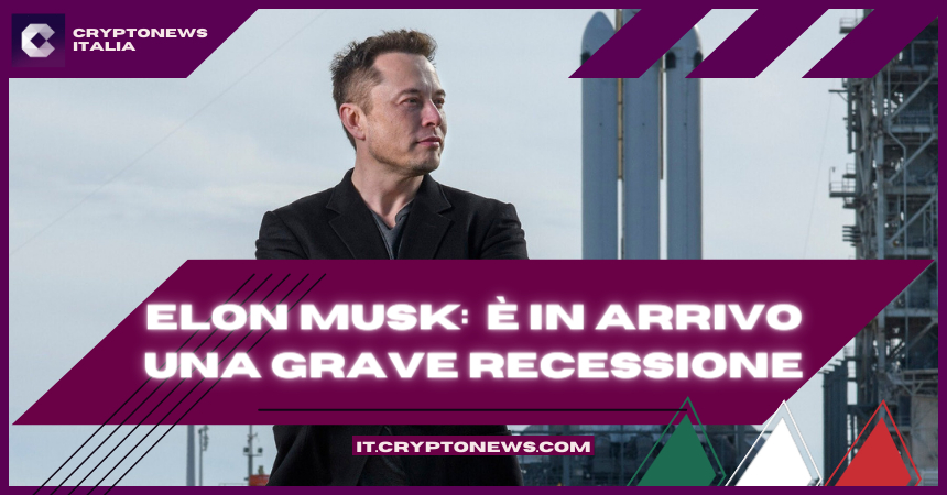 Elon Musk ha paura della recessione e chiede aiuto alla FED