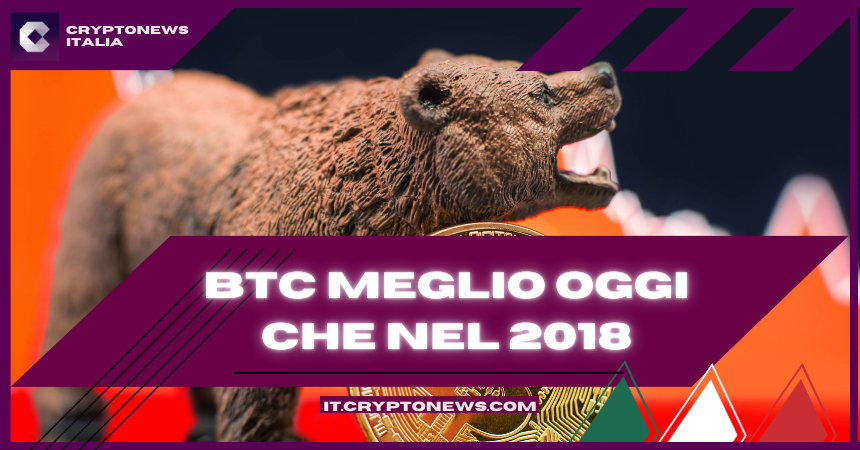 Il mercato ribassista di BTC è peggiore rispetto al 2014 ma migliore rispetto al 2018