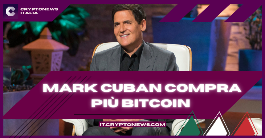 Mark Cuban vuole comprare più Bitcoin e pensa che i compratori d’oro siano stupidi