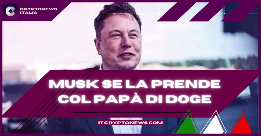 Elon Musk furioso con il creatore di Dogecoin. Ecco perché