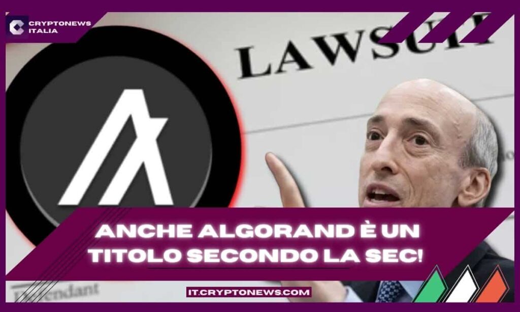 La SEC considera Algorand e altre cinque crypto come titoli azionari nella causa contro Bittrex