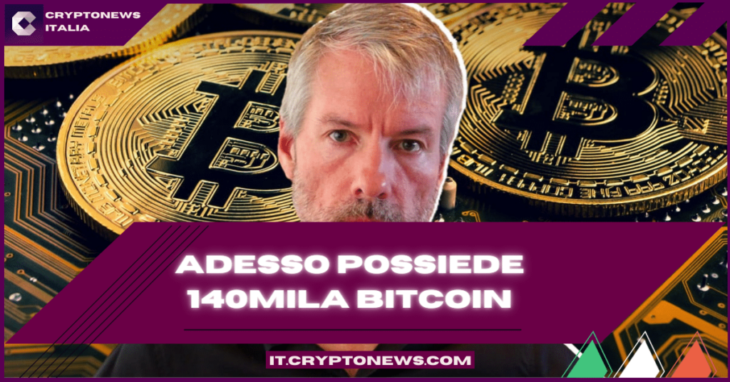 Michael Saylor compra altri 1.045 Bitcoin per un totale di 29 milioni di dollari – L’annuncio su Twitter