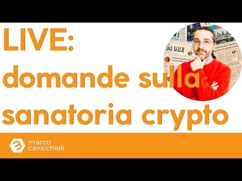 AMA sulla sanatoria crypto in scadenza con gli esperti di Crypt&Co