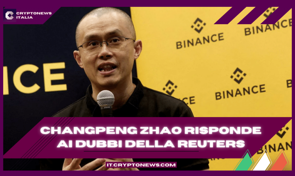 Binance risponde a Reuters: non finanziamo il terrorismo!