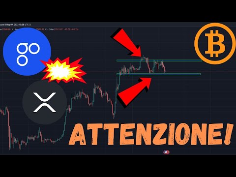 BITCOIN DECIDERA’ IL DESTINO DELLE ALT! XRP E CTSI AL RETEST! #criptovalute