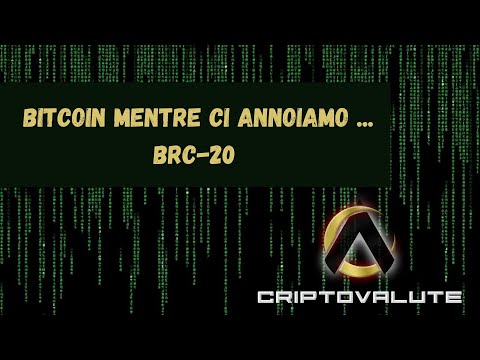 BITCOIN mentre ci annoiamo, BRC-20 ….