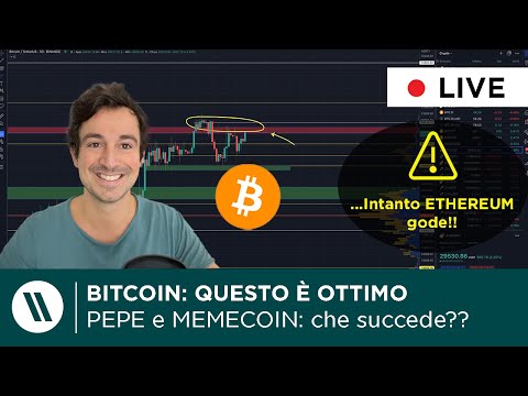 BITCOIN: QUESTO SAREBBE UN SOGNO!! (OCCHIO al week end!)  PEPE e MEMECOIN su BINANCE: TOP SIGNAL?