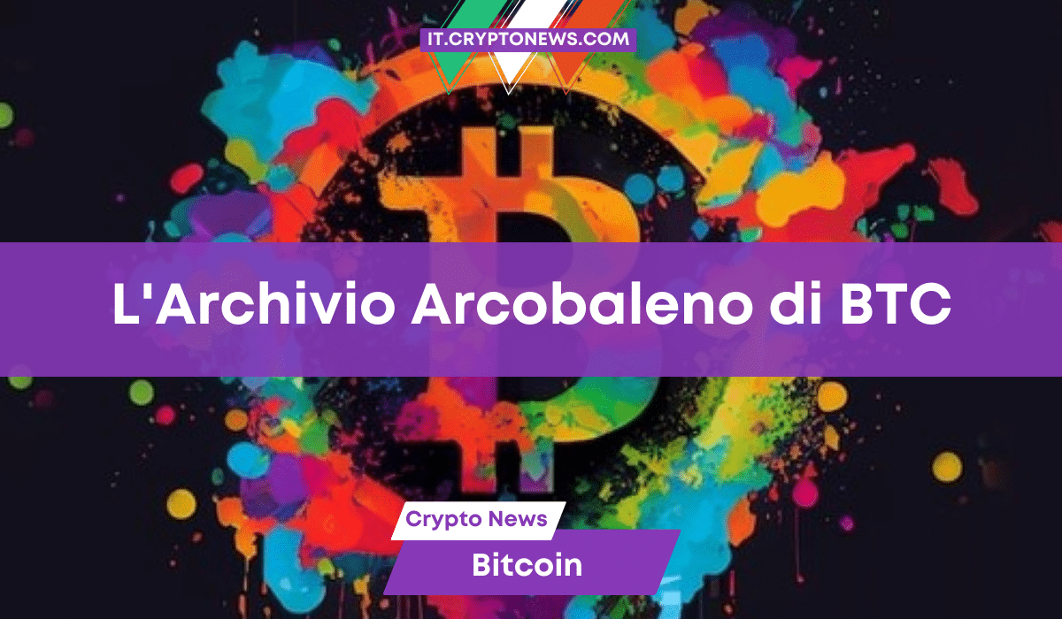 Rivoluzione nella sicurezza crypto: l’archivio arcobaleno di Bitcoin