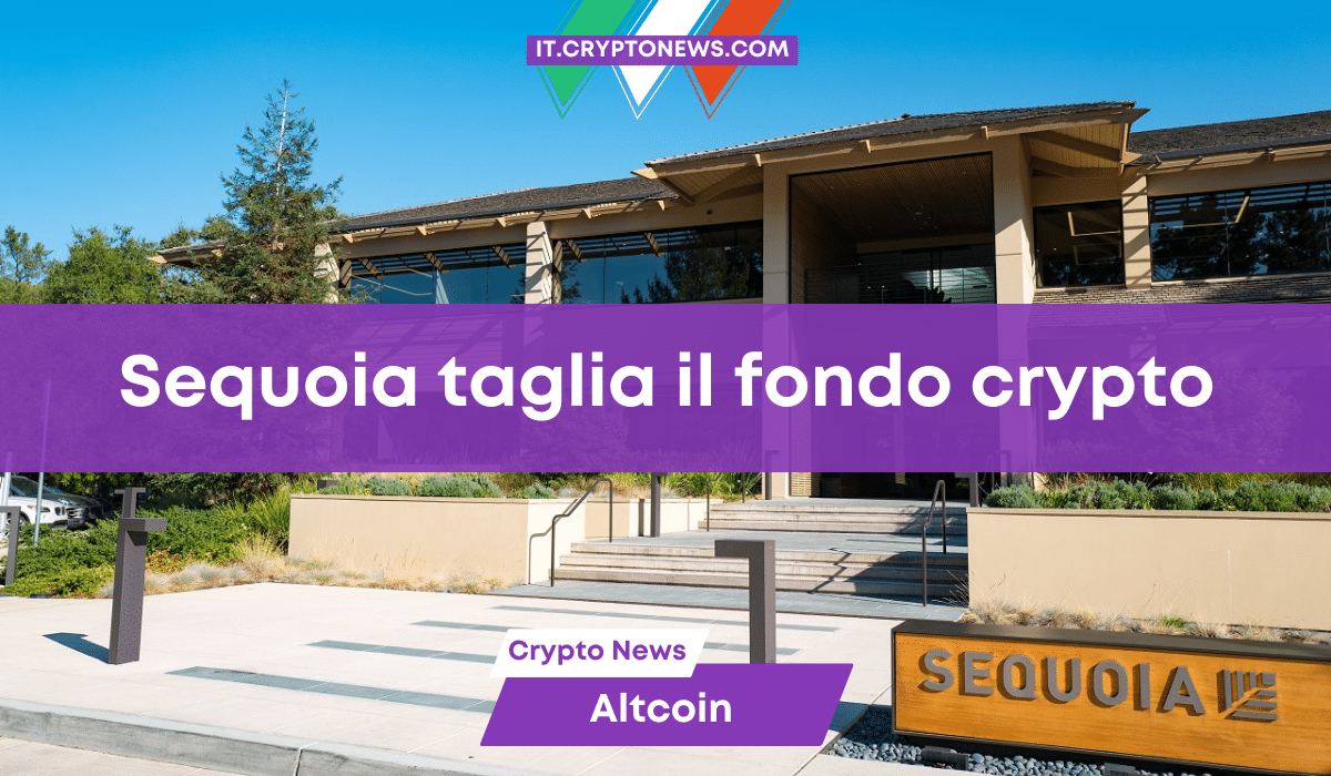 Sequoia Capital taglia il fondo per le criptovalute di oltre il 65%: come mai?