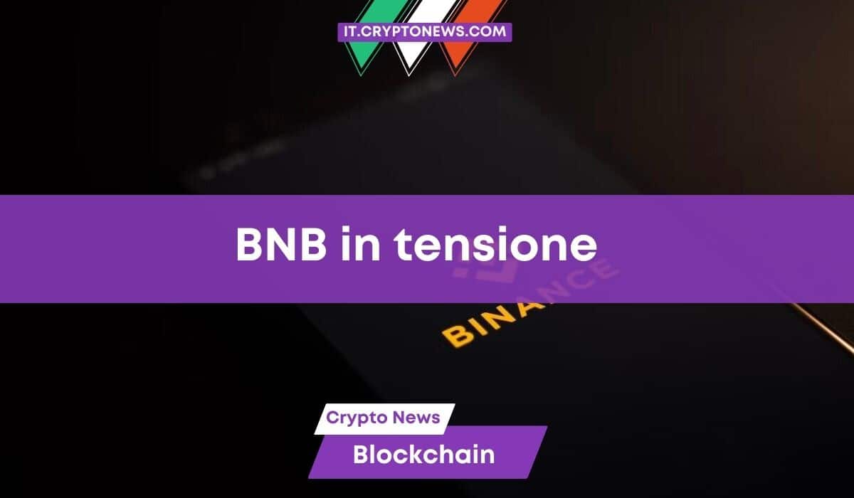 BNB è in tensione a causa delle pressioni normative