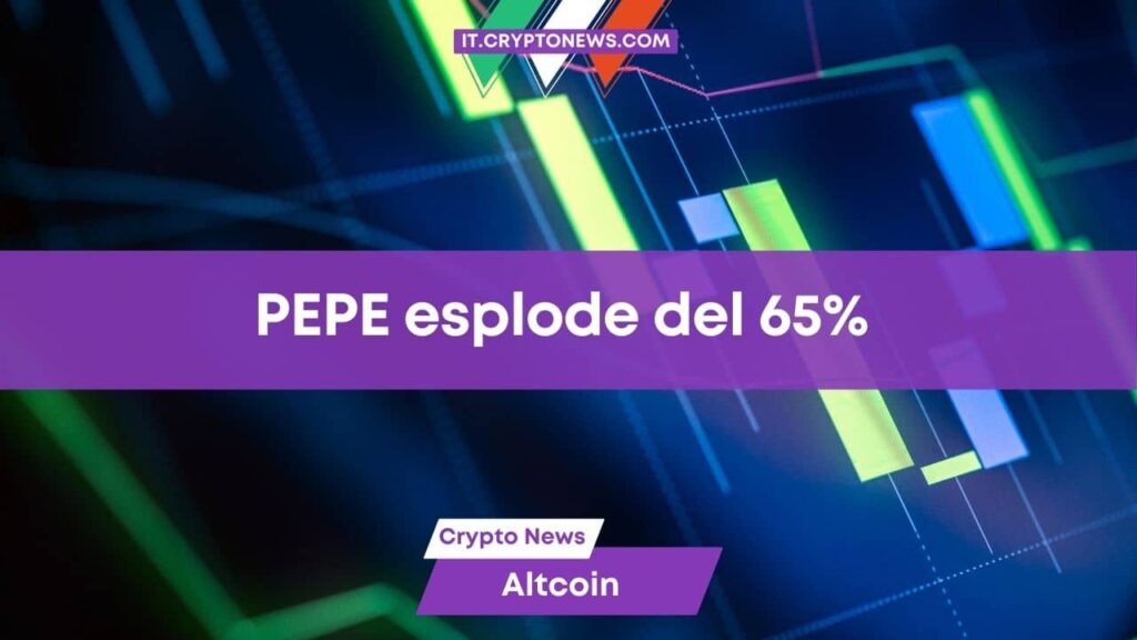 Pepe Coin esplode del 65% in un mese!