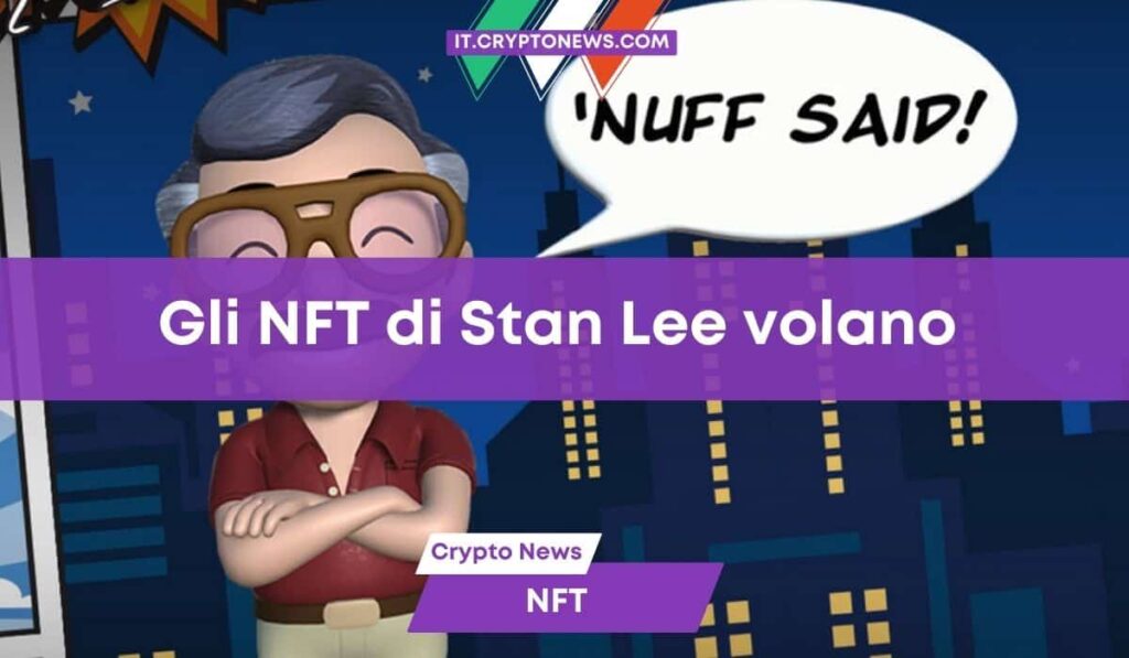 Gli NFT di Stan Lee volano verso guadagni record del 5.000%
