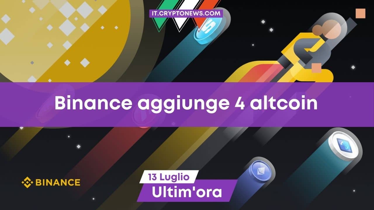 Su Binance arrivano 4 nuove altcoin per aumentare l’offerta