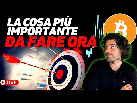 BITCOIN e CRYPTO la cosa PIÙ IMPORTANTE da fare ORA!