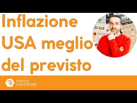 Inflazione: dati migliori del previsto